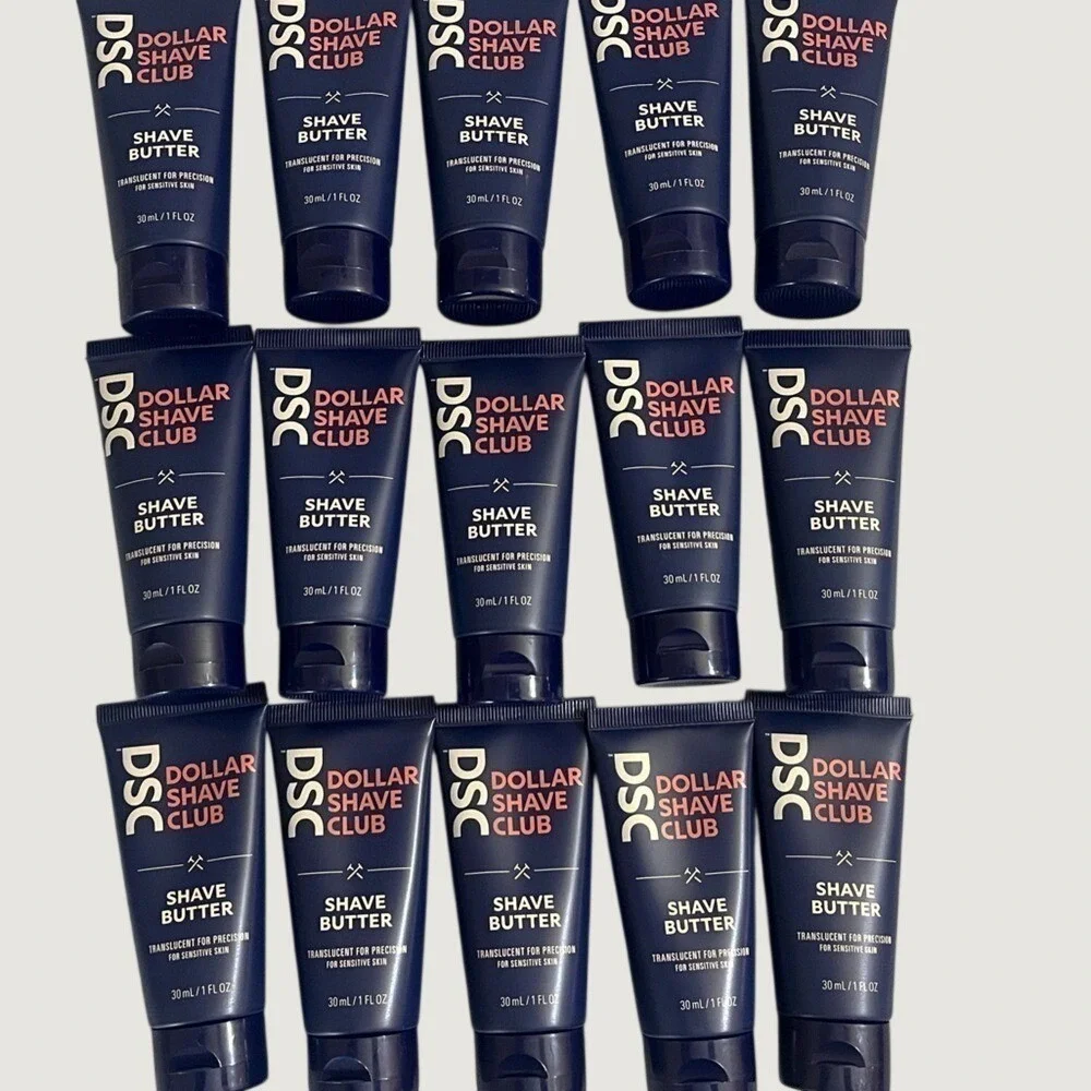Dollar Shave Club Shave Butter Set Of 15 One Ounce Travel Size Sealed Tubes New